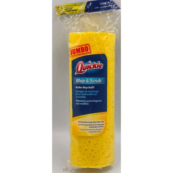 Quickie Type P Jumbo Roller Mop Refill  Mop & Scrub Oversized 055/055B 2015 - Picture 1 of 4